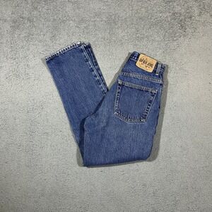 90s Gap Women's 4 Blue Denim Classic Fit Straight Ankle Jeans High Rise #2287